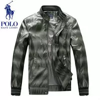 polo offre speciale ralph lauren veste new style pluie mode veste en cuir vert
